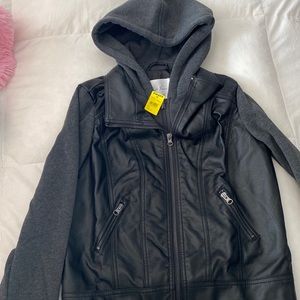 Brand new black White Fawn hooded jacket from Tillys.